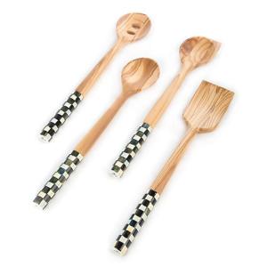 Courtly Check Olivewood Scraping Spoon
