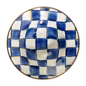 Royal Check Enamel Breakfast Bowl