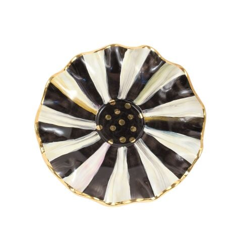 Courtly Check Ceramic Saucer