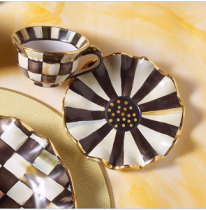 Courtly Check Saucer