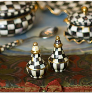 Courtly Check Salt & Pepper Shaker Set