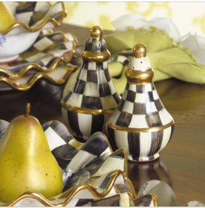 Courtly Check Salt & Pepper Shaker Set