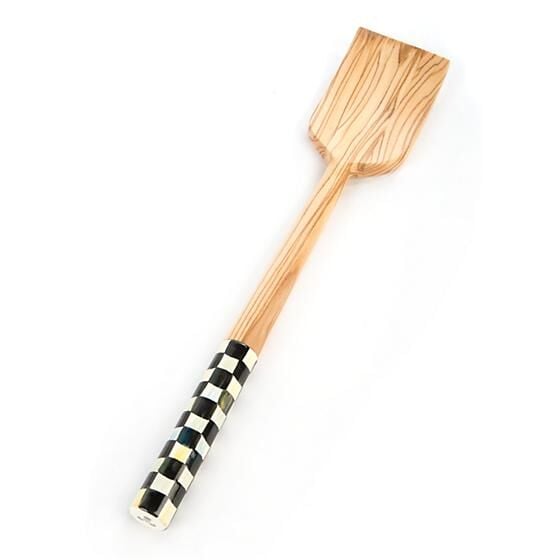 Courtly Check Olivewood Pan Paddle