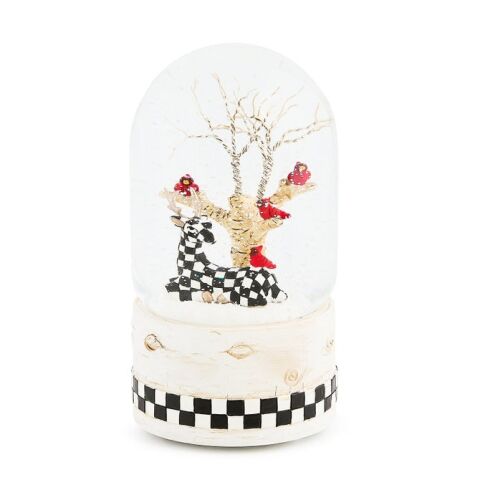 Farmhouse Deer Snow Globe