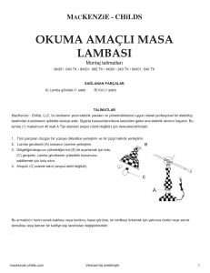 Royal Check Reading Table Lamp - Turkey