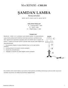 Courtly Check Candlestick Lamp - Turkey