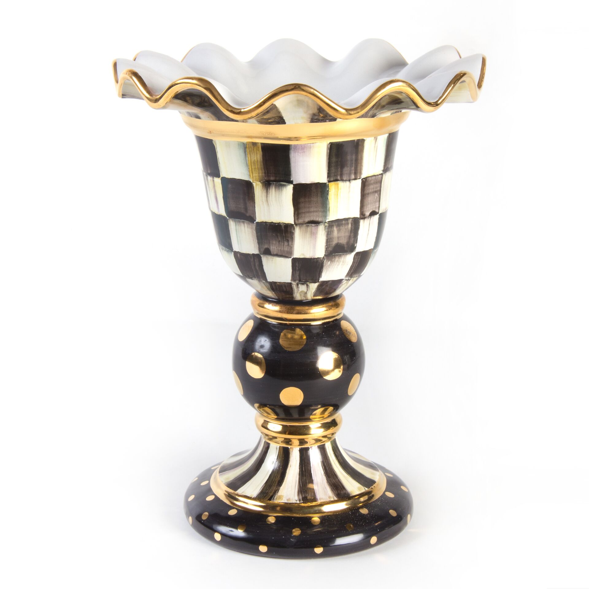 Courtly Check Stately Vase