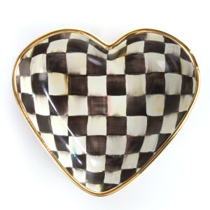 Courtly Check Heart Bowl - Large