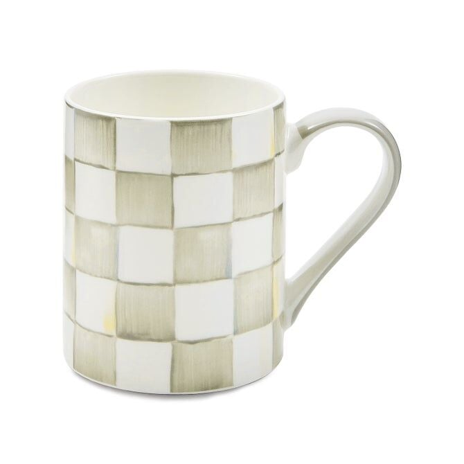 Sterling Check Porcelain Mug