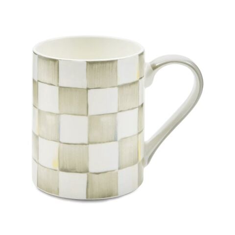 Sterling Check Porcelain Mug