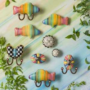 Sterling Check Petit Four Knob