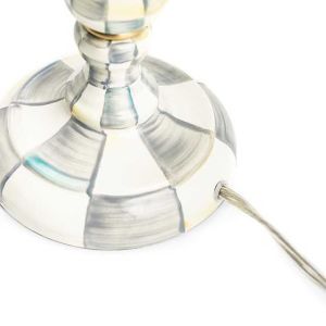Sterling Check Candlestick Lamp - Turkey
