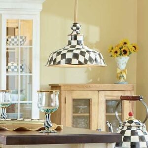 Courtly Check 12'' Barn Pendant Lamp - Turkey