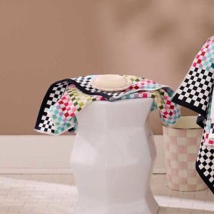 Rainbow Micro Check Hand Towel