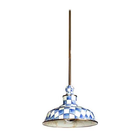 Royal Check 12'' Barn Pendant Lamp - Turkey