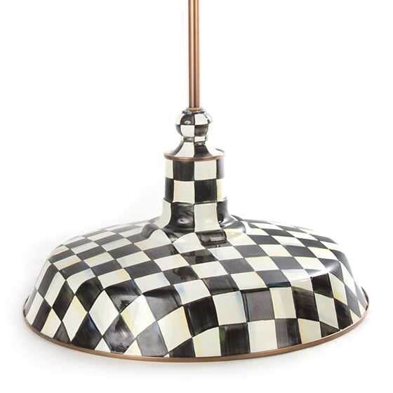 Courtly Check 18'' Barn Pendant Lamp - Turkey