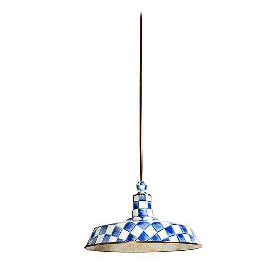 Royal Check 18'' Barn Pendant Lamp - Turkey
