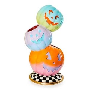 Trick or Treat Stacked Pumpkin Planters