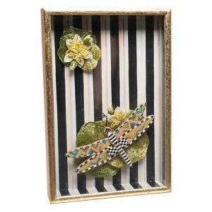 Beaded Dragonfly Shadow Box