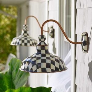 Courtly Check 12'' Barn Sconce - Turkey
