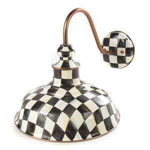 Courtly Check 12'' Barn Sconce - Turkey