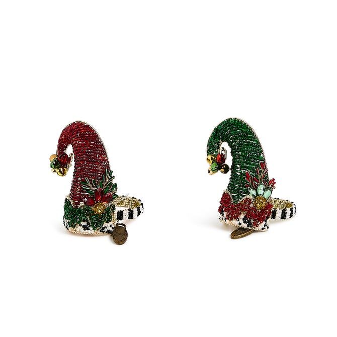 Elf Hat Napkin Rings, Set of 4