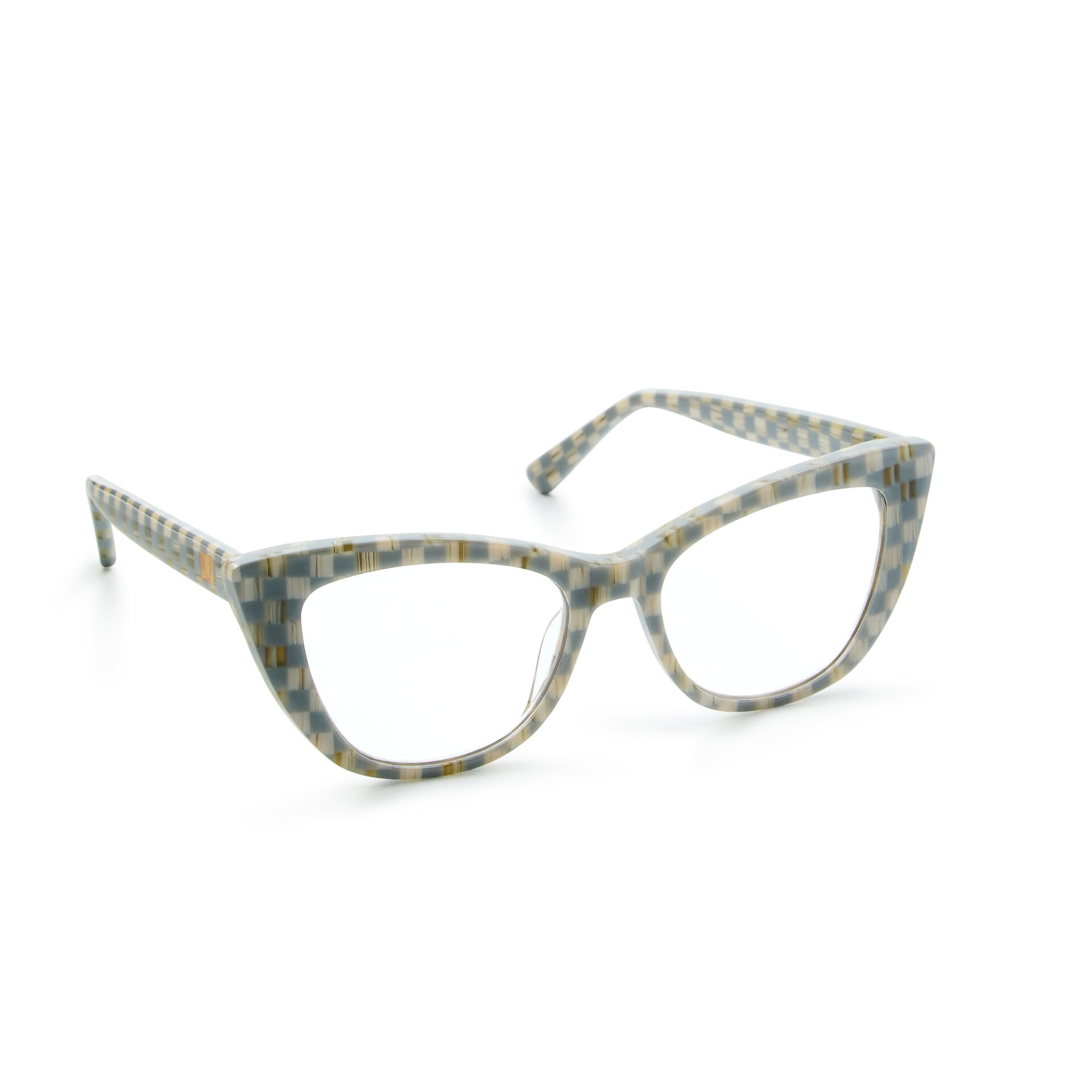 Sterling Check x 3 0 Cat Eye Readers