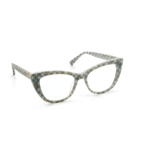 Sterling Check x 3 0 Cat Eye Readers