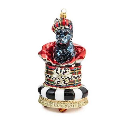 Glass Ornament - Tartastic Scotty Surprise