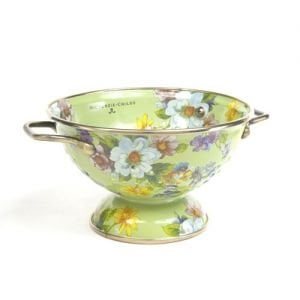 Flower Market Small Colander - Green