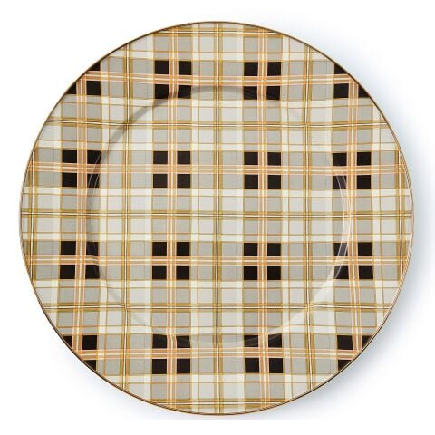 Tartan Mocha Serving Platter