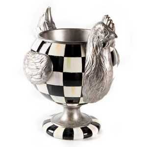 Courtly Chicken Flower Pot