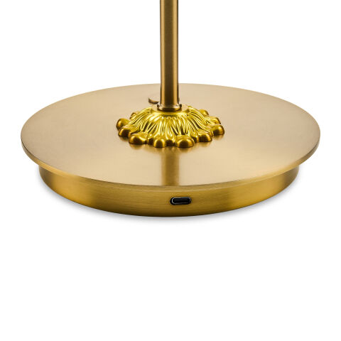 Sky Check LED Rechargeable Dome Table Lamp