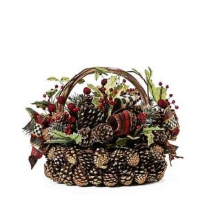 Tartastic Pinecone Basket Arrangement