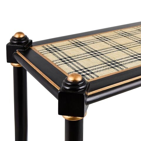 Mad for Plaid Accent Table