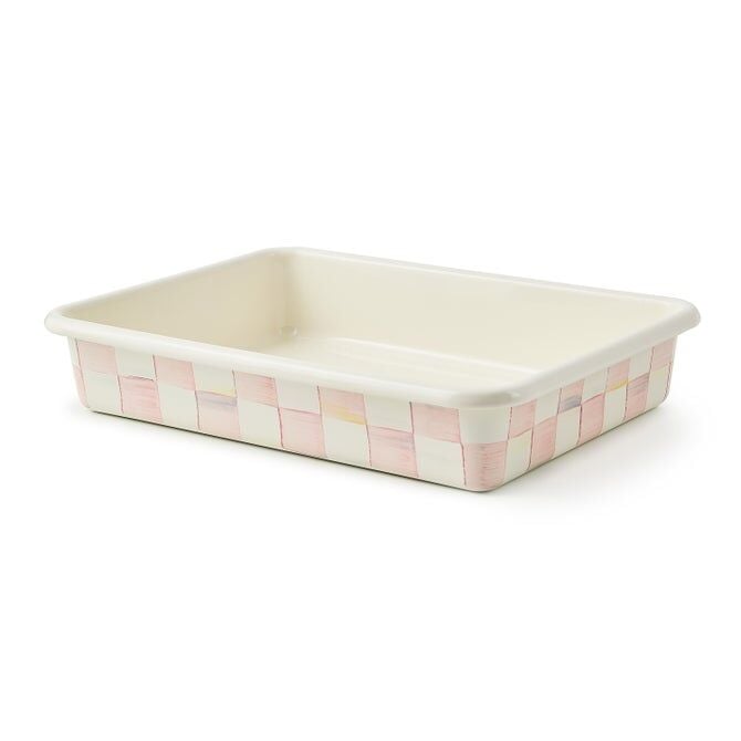 Rosy Check 23 cm x 33 cm Baking Pan