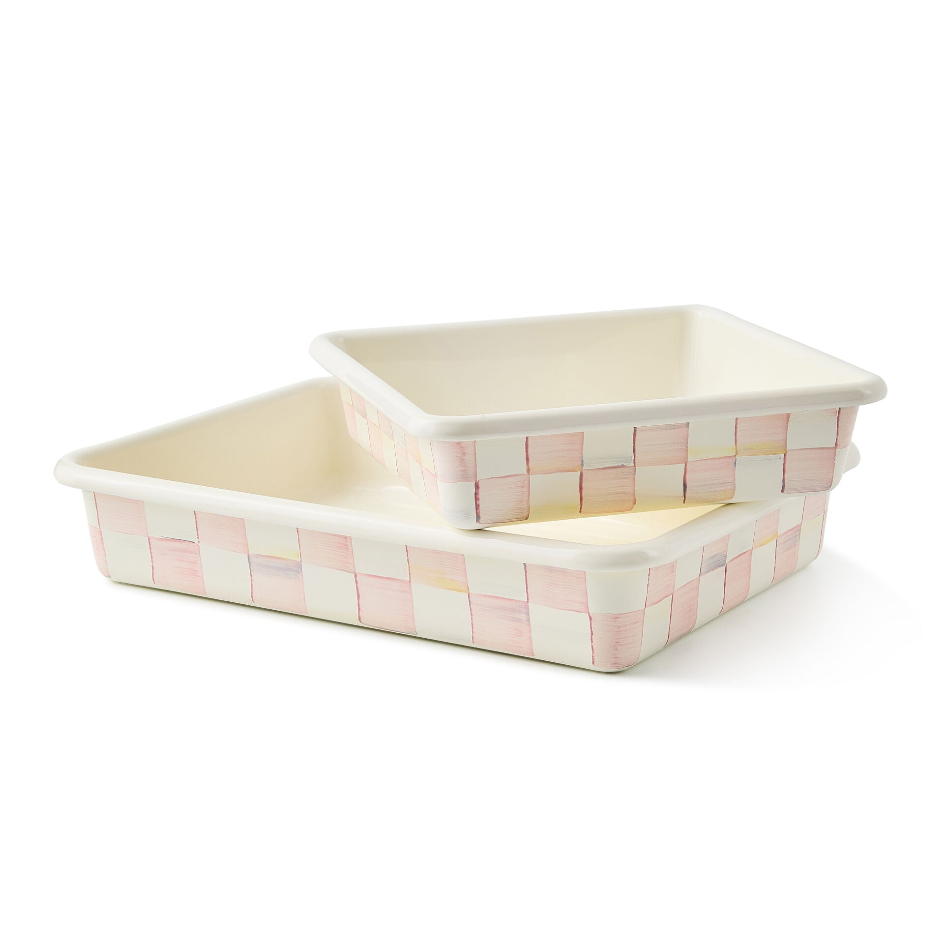 Rosy Check 23 cm x 33 cm Baking Pan