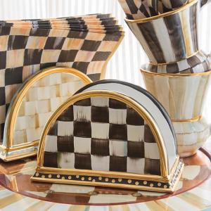 Courtly Check Napkin Holder