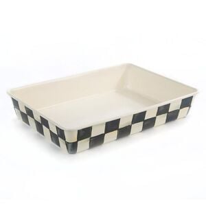 Courtly Check Enamel Baking Pan - 9'' x 13''