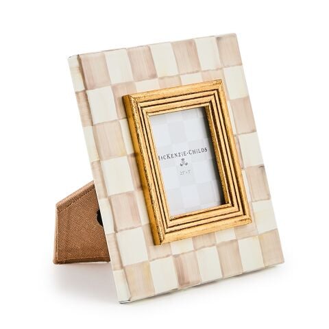 Mocha Check  2.5'' x 3'' Frame