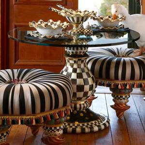 Courtly Check Pedestal Table Base
