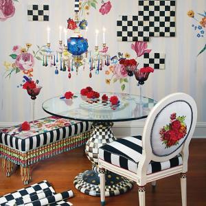 Courtly Check Pedestal Table Base