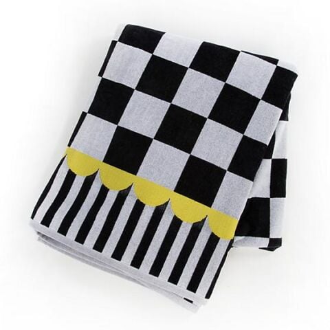 Courtly Check Beach Towel