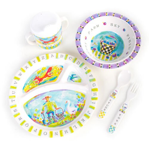 Toddler's Dinnerware Set - Alphabet Farm