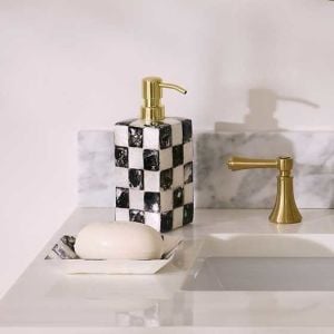 Courtly Check Capiz Soap Pump