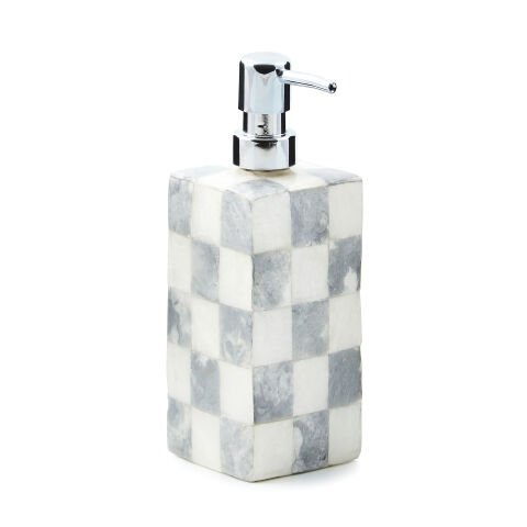 Sterling Check Capiz Soap Pump