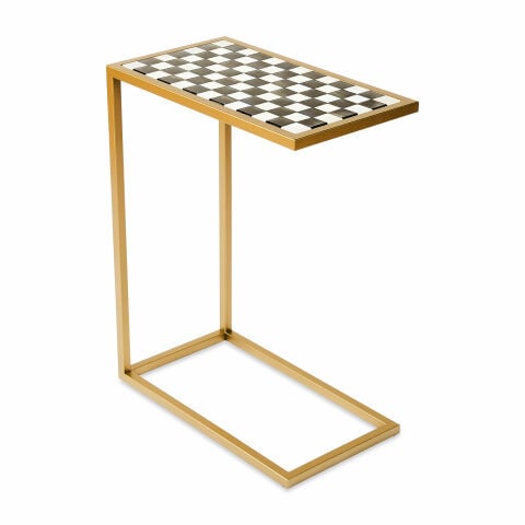 Courtly Check Enamel C-Table