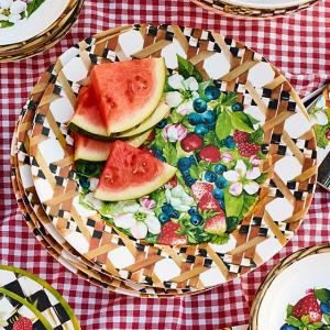 Berries & Blossoms Buffet Plates - Set of 4