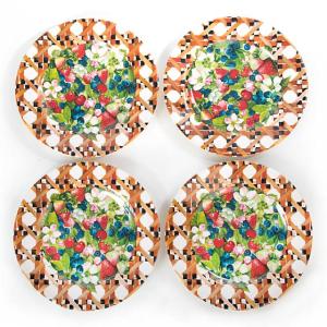 Berries & Blossoms Buffet Plates - Set of 4