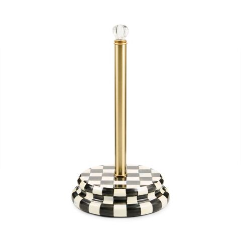 Courtly Check Paper Towel Holder